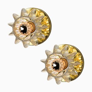 Glass Flower Wall Light by Cosack Leuchten, 1970-VDW-2031716