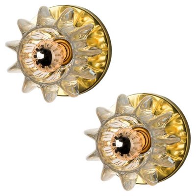 Glass Flower Wall Sconce from Cosack Leuchten, 1970-VDW-2032759