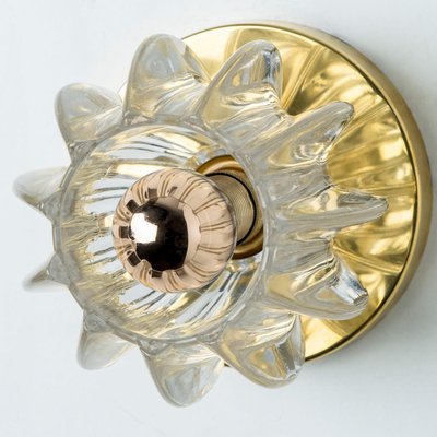 Glass Flower Wall Sconce from Cosack Leuchten, 1970-VDW-2032759