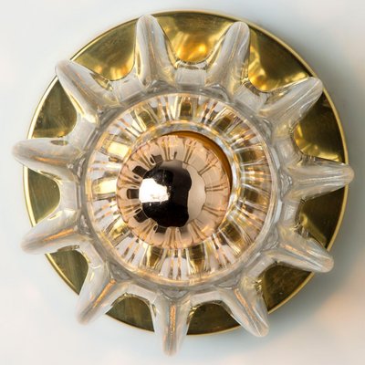 Glass Flower Wall Sconce from Cosack Leuchten, 1970-VDW-2032759