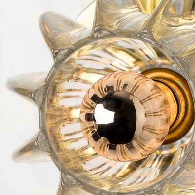 Glass Flower Wall Sconce from Cosack Leuchten, 1970-VDW-2032759