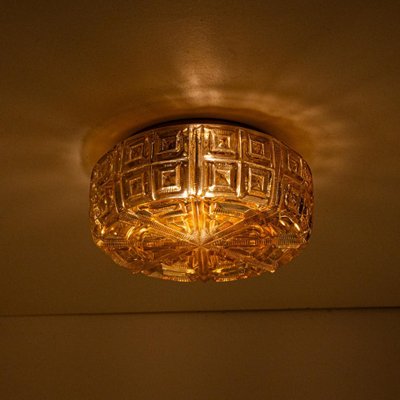 Glass Flush Mount/Wall Light attributed to Tynell, 1960-VDW-2044217