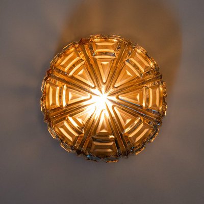 Glass Flush Mount/Wall Light in style of Tynell, 1960-VDW-2044205