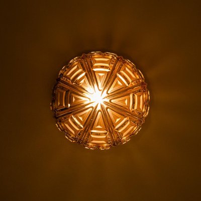 Glass Flush Mount/Wall Light in style of Tynell, 1960-VDW-2044205