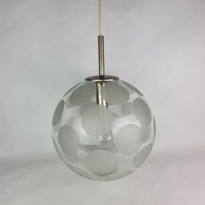 Glass Globe Pendant from Doria Leuchten, 1970s-ZPB-1049304