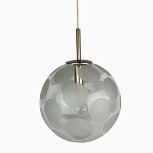 Glass Globe Pendant from Doria Leuchten, 1970s-ZPB-1049304