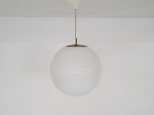 Glass Globe Pendant Light from Peill & Putzler, Germany, 1970s-ZO-1335015