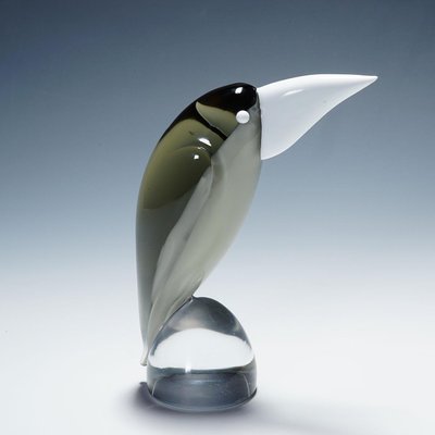 Glass Grosbeak Sculpture attributed to Livio Seguso for Gral, Germany, 1970s-KJP-2036584