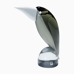 Glass Grosbeak Sculpture attributed to Livio Seguso for Gral, Germany, 1970s-KJP-2036584