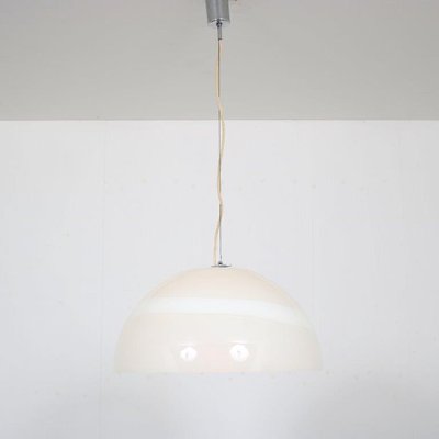 Glass Hanging Lamp by Leucos, Italy, 1970s-DV-1403282