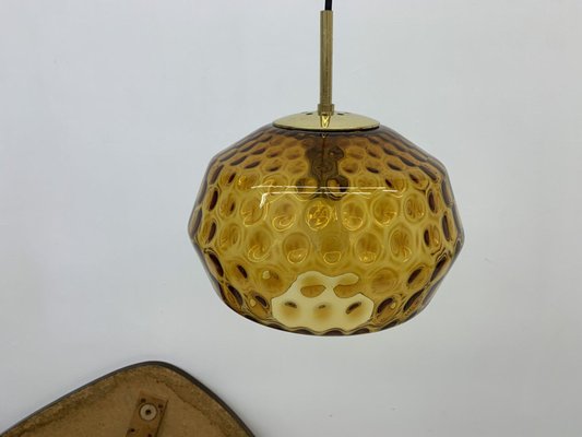 Glass Hanging Lamp from Limburg, Germany, 1970s-BGP-1442364