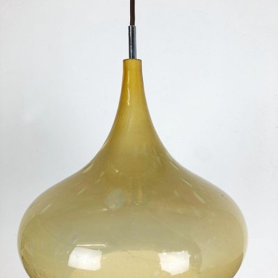 Glass Hanging Light from Doria Lights, Germany, 1970s-QZ-1052919