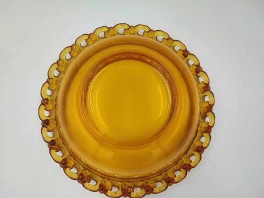 Glass Honey Plate, 1950s-CAQ-998235