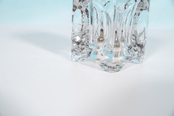 Glass Ice Cube Table Lamp from Peill & Putzler-HGA-1750326