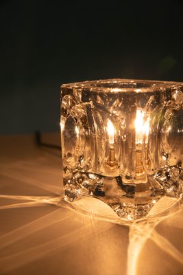 Glass Ice Cube Table Lamp from Peill & Putzler-HGA-1750326