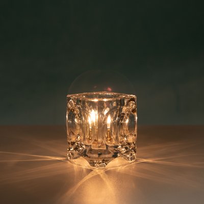 Glass Ice Cube Table Lamp from Peill & Putzler-HGA-1750326