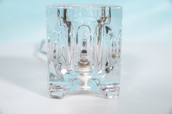 Glass Ice Cube Table Lamp from Peill & Putzler-HGA-1750326