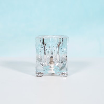 Glass Ice Cube Table Lamp from Peill & Putzler-HGA-1750326