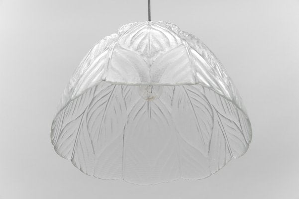 Glass Leaf Shape Ceiling Lamp from Peill & Putzler, 1960s-KQB-1803942