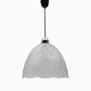 Glass Leaf Shape Ceiling Lamp from Peill & Putzler, 1960s-KQB-1803942