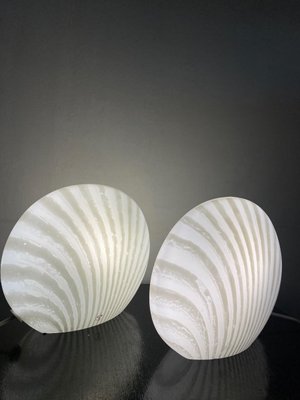 Glass Magical Table Lamps Glass Zebra Series Set from Peill & Putzler, 1960s, Set of 2-DT-2026286