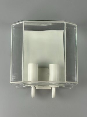 Glass & Metal Wall Lamp from Glashütte Limburg, Germany, 1970s-EJL-1703225