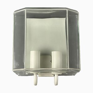 Glass & Metal Wall Lamp from Glashütte Limburg, Germany, 1970s-EJL-1703225