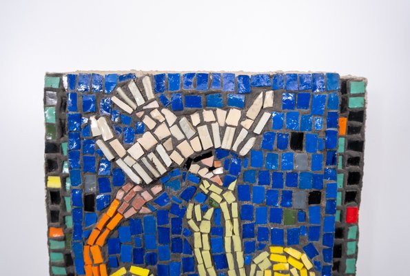 Glass Mosaic of Children Playing, 1960s-GCG-883240