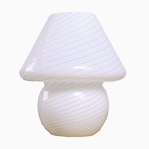 Glass Mushroom Swirl Table Lamp in Murano Glass, 1970s-XT-1444719