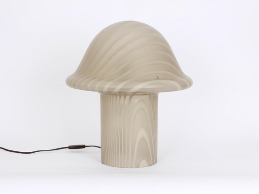 Glass Mushroom Table Lamps from Peill & Putzler, Germany, 1970s-UGR-1085347