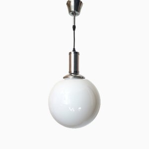 Glass Opaline Globe Suspension, 1970s-NTQ-1725772