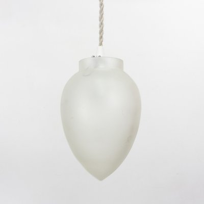 Glass Pendant Lamp, 1960s-CQZ-655850