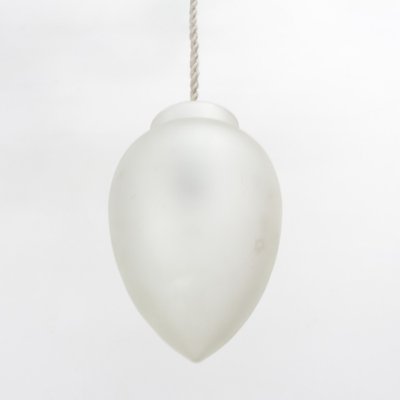 Glass Pendant Lamp, 1960s-CQZ-655850