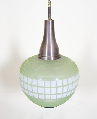 Glass Pendant Lamp, 1960s-VNC-2043373