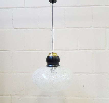 Glass Pendant Lamp, 1960s-POM-574198