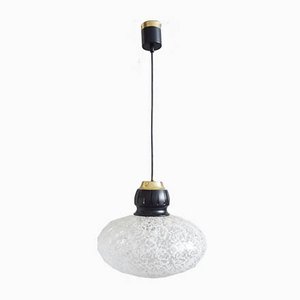 Glass Pendant Lamp, 1960s-POM-574198