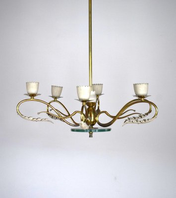 Glass Pendant Lamp by Pietro Chiesa for Fontana Arte, 1930s-VA-1703907