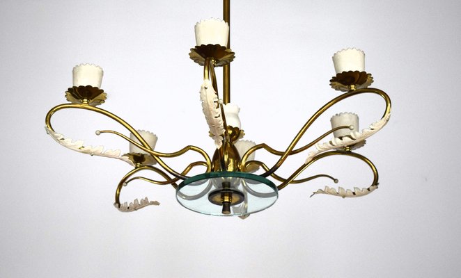 Glass Pendant Lamp by Pietro Chiesa for Fontana Arte, 1930s-VA-1703907