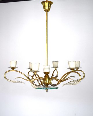 Glass Pendant Lamp by Pietro Chiesa for Fontana Arte, 1930s-VA-1703907