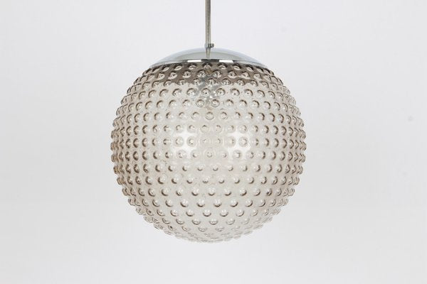 Glass Pendant Lamp by Rolf Krüger for Staff, Germany, 1970s-UGR-1085944