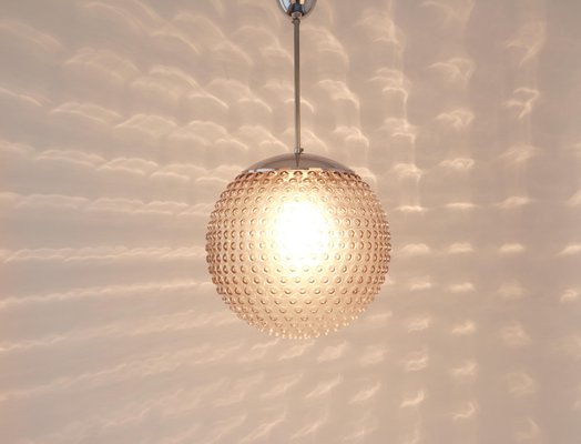 Glass Pendant Lamp by Rolf Krüger for Staff, Germany, 1970s-UGR-1085960