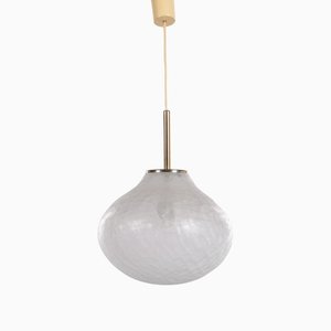 Glass Pendant Lamp from Doria Leuchten, Germany, 1960s-EZZ-1193397