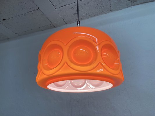 Glass Pendant Lamp from Glashütte Limburg, 1970s-AET-1309957