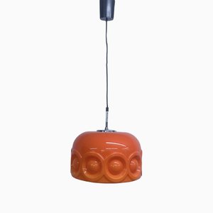 Glass Pendant Lamp from Glashütte Limburg, 1970s-AET-1309957