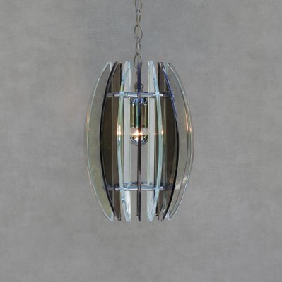 Glass Pendant Lamp from Veca, Italy, 1970s-JUA-981771