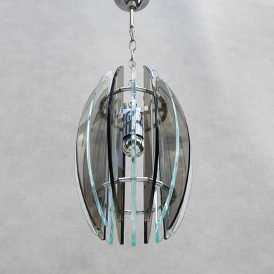 Glass Pendant Lamp from Veca, Italy, 1970s-JUA-981771