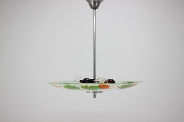 Glass Pendant Lamp from Zukov, 1980s-TZ-592133