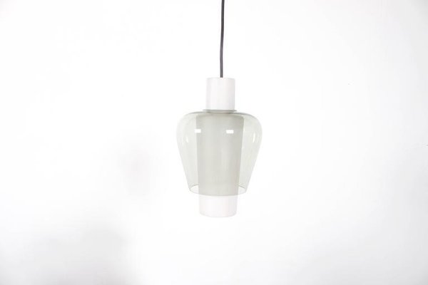 Glass Pendant Lamps by Tapio Wirkkala, Finland, 1950s, Set of 2-QT-1263413