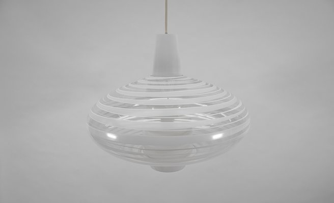 Glass Pendant Light Bari by Aloys F. Gangkofner for Peill & Putzler, 1950s-KQB-1438391