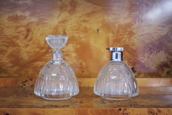 Glass Perfume Holders, 1950s, Set of 2-KNM-935274